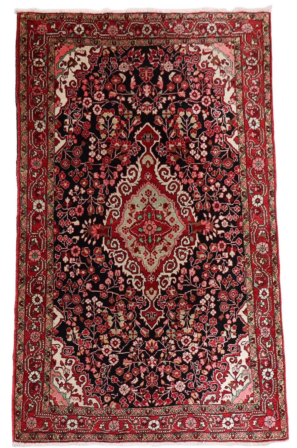 Dywan perski - Klasyczny - 214 x 134 cm - ciemnoniebieski