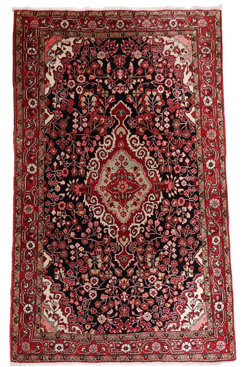 Dywan perski - Klasyczny - 214 x 134 cm - ciemnoniebieski