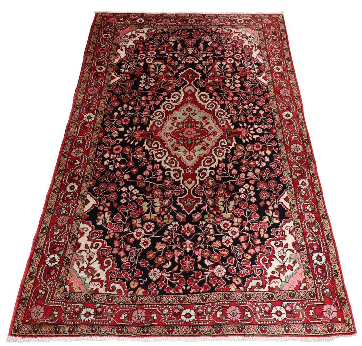 Dywan perski - Klasyczny - 214 x 134 cm - ciemnoniebieski