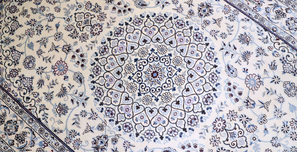 Dywan perski - Nain - 307 x 200 cm - beżowy