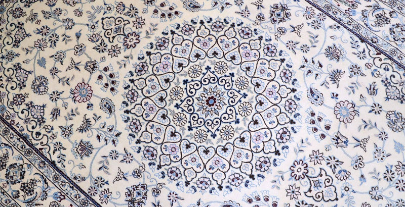 Dywan perski - Nain - 307 x 200 cm - beżowy