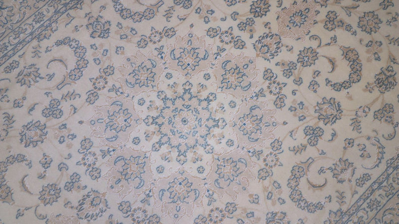 Dywan perski - Nain - 332 x 206 cm - jasnobrązowy