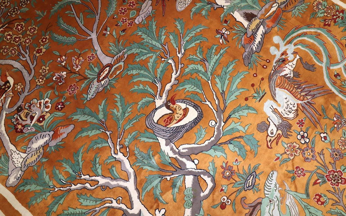 Perski dywan - Nomadyczny - 388 x 275 cm - brązowy