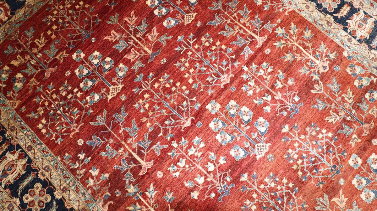 Dywan Zieglera - 376 x 296 cm - czerwony