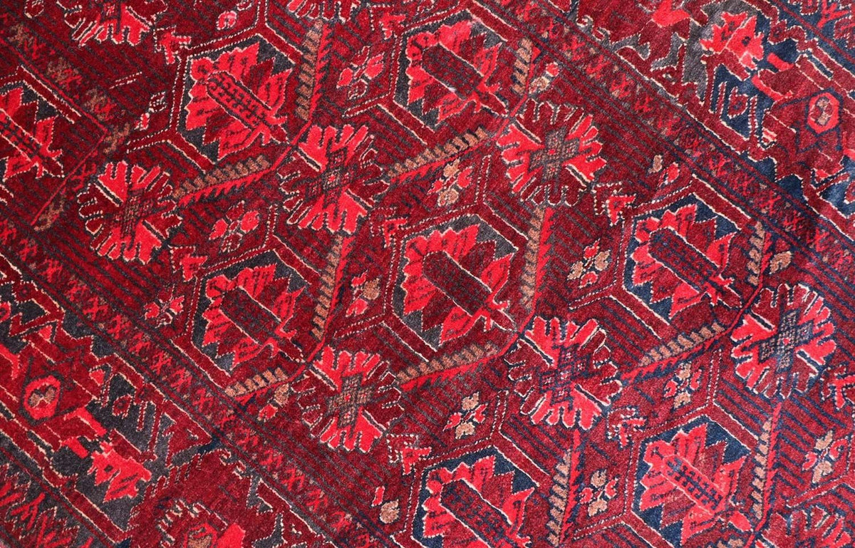 Dywan afgański - 119 x 76 cm - ciemna czerwień