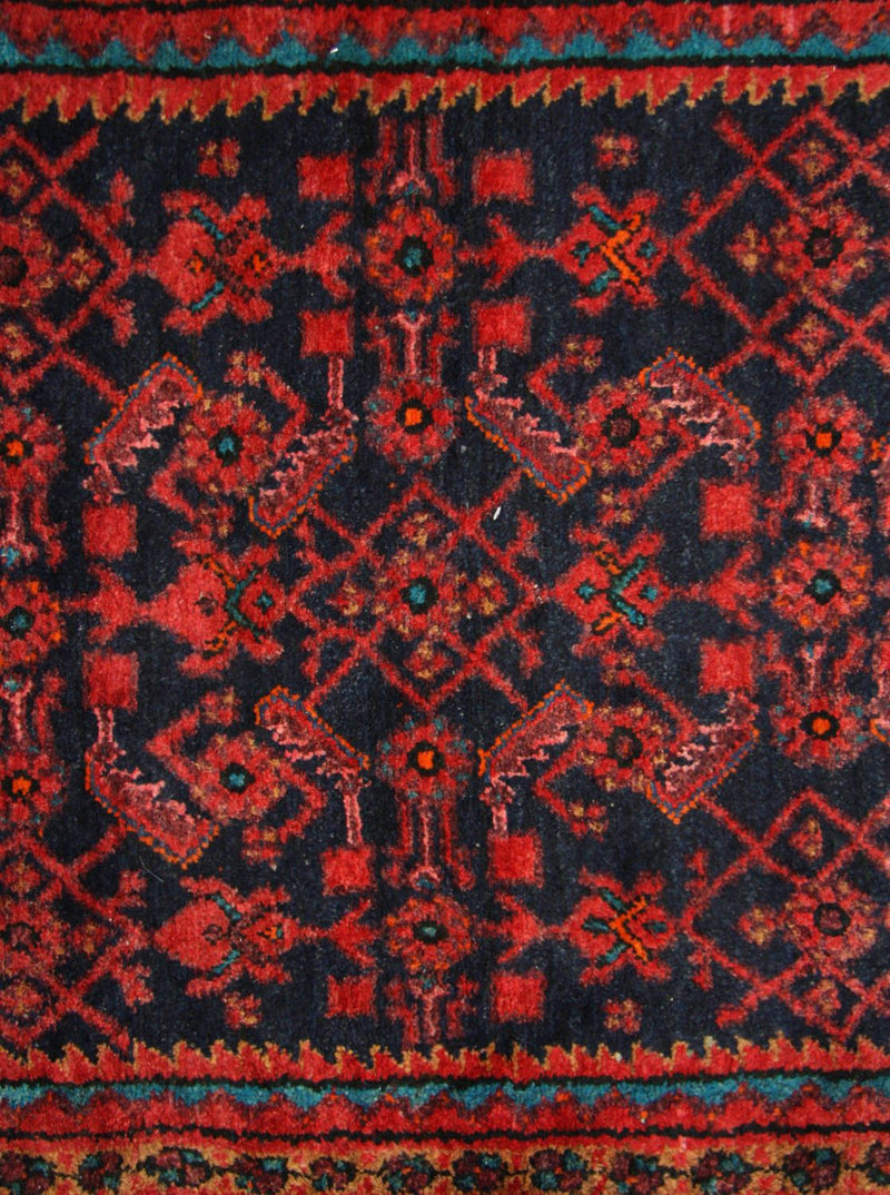 Biegacz Perski dywan - Nomadyczny - 497 x 107 cm - niebieski