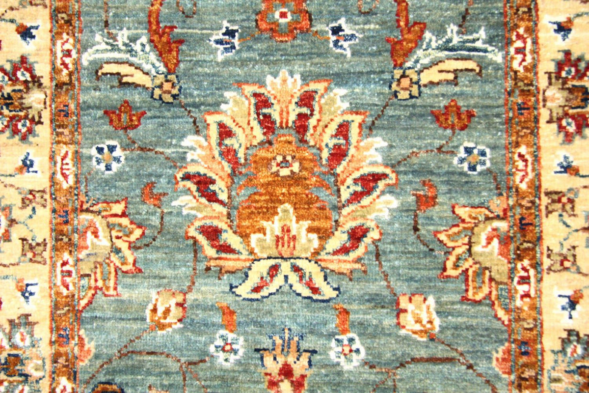 Biegacz Dywan Zieglera - 262 x 71 cm - niebieski