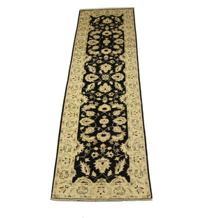 Biegacz Dywan Zieglera - 289 x 78 cm - niebieski