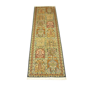 Biegacz Jedwabny dywan - Kashmir Silk - 298 x 82 cm - wielokolorowy