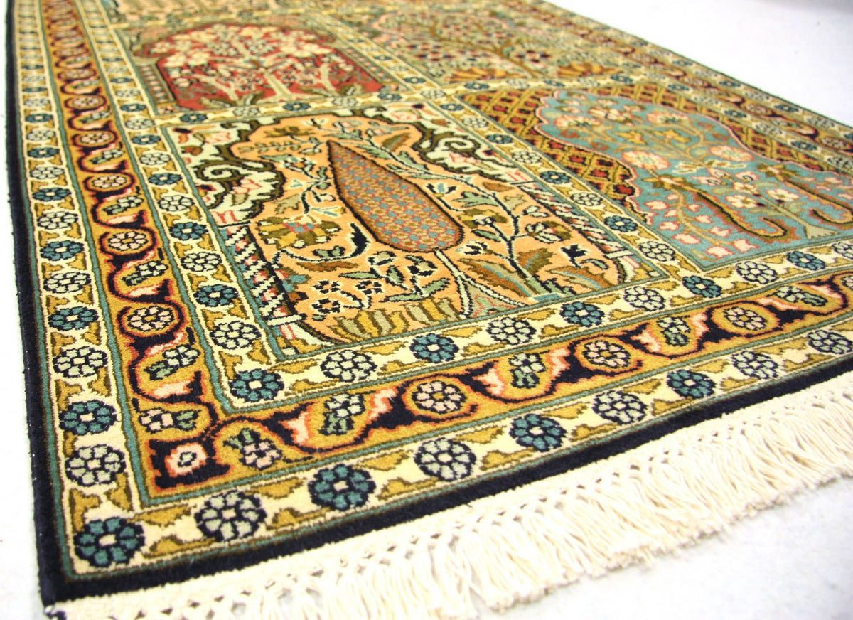 Biegacz Jedwabny dywan - Kashmir Silk - 298 x 82 cm - wielokolorowy