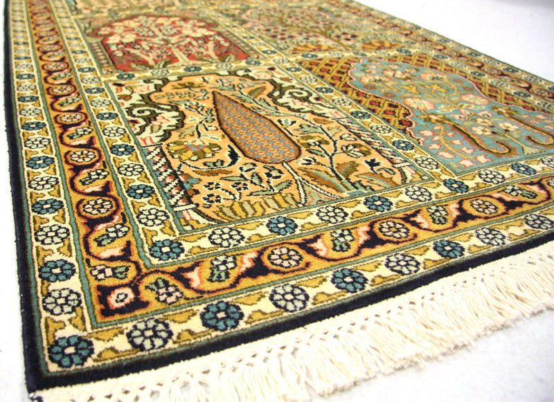 Biegacz Jedwabny dywan - Kashmir Silk - 298 x 82 cm - wielokolorowy