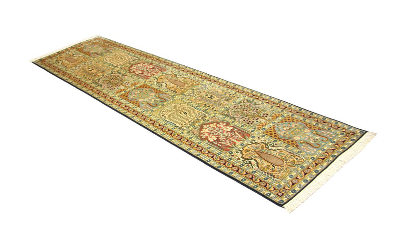 Biegacz Jedwabny dywan - Kashmir Silk - 298 x 82 cm - wielokolorowy