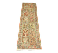 Biegacz Jedwabny dywan - Kashmir Silk - 292 x 79 cm - brązowy