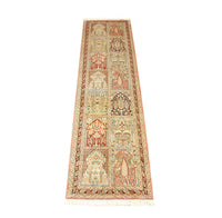 Biegacz Jedwabny dywan - Kashmir Silk - 307 x 78 cm - wielokolorowy