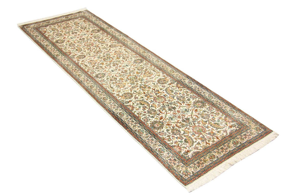 Biegacz Jedwabny dywan - Kashmir Silk - 250 x 80 cm - beżowy