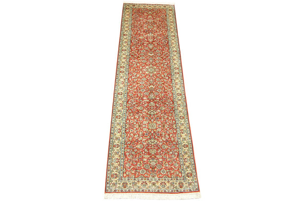 Biegacz Jedwabny dywan - Kashmir Silk - 292 x 78 cm - pomarańczowy