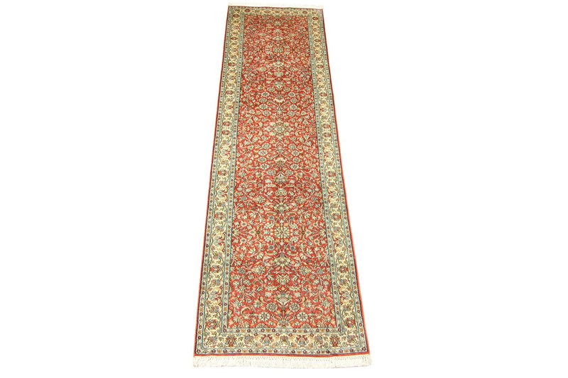 Biegacz Jedwabny dywan - Kashmir Silk - 292 x 78 cm - pomarańczowy