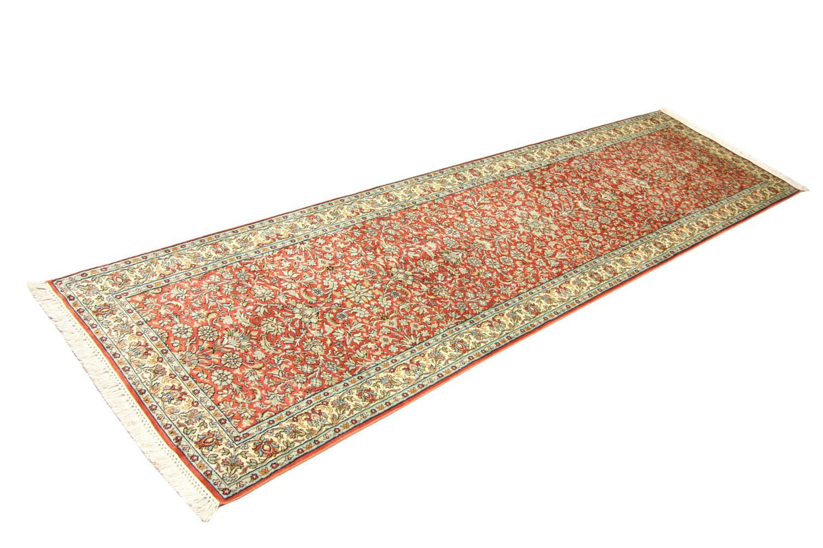Biegacz Jedwabny dywan - Kashmir Silk - 292 x 78 cm - pomarańczowy