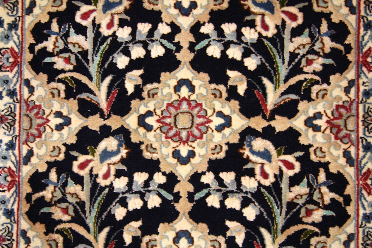 Biegacz Dywan perski - Nain - Premium - 203 x 48 cm - niebieski