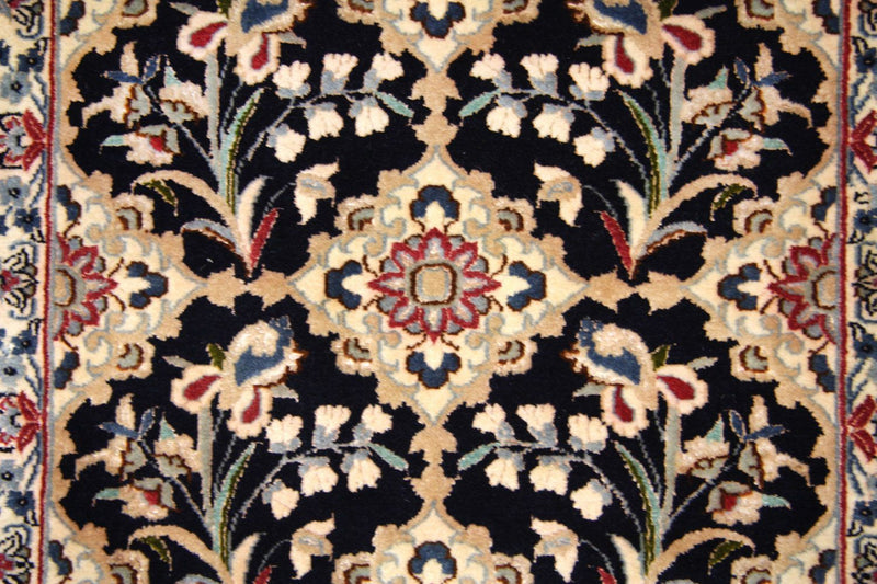 Biegacz Dywan perski - Nain - Premium - 203 x 48 cm - niebieski