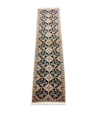 Biegacz Dywan perski - Nain - Premium - 203 x 48 cm - niebieski