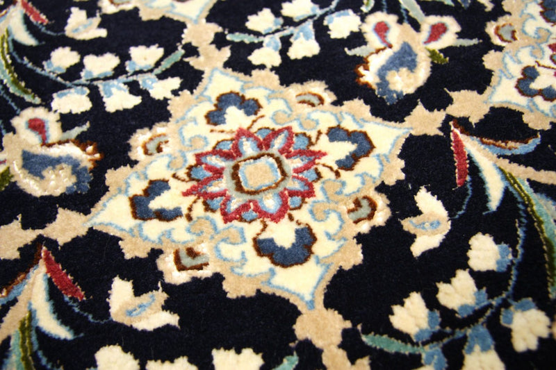 Biegacz Dywan perski - Nain - Premium - 203 x 48 cm - niebieski