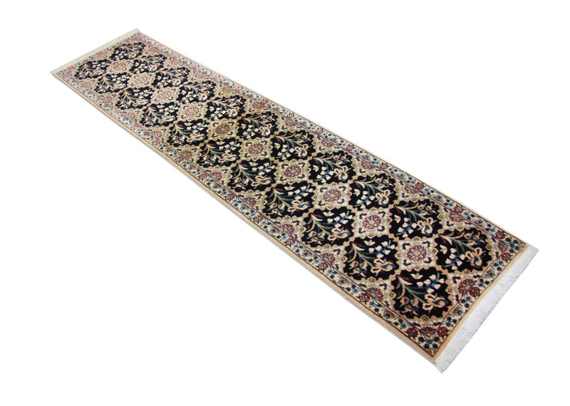 Biegacz Dywan perski - Nain - Premium - 203 x 48 cm - niebieski