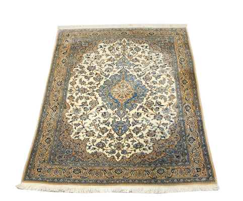 Dywan perski - Nain - Premium - 190 x 127 cm - naturalna biel