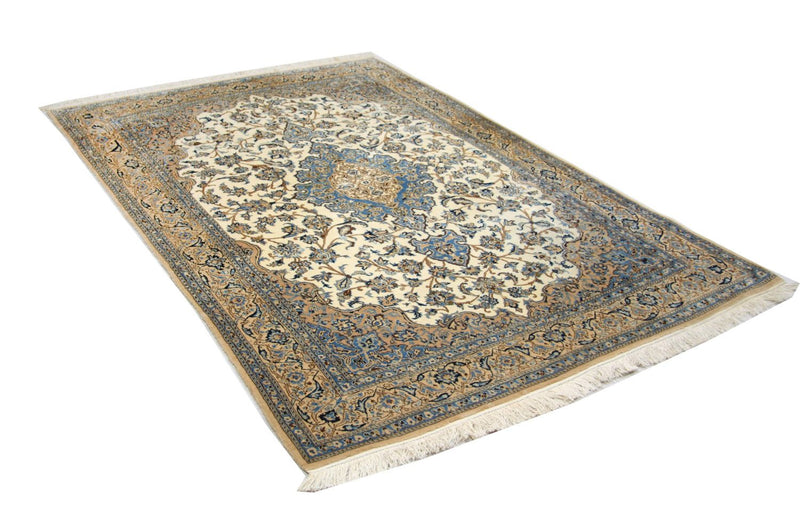 Dywan perski - Nain - Premium - 190 x 127 cm - naturalna biel