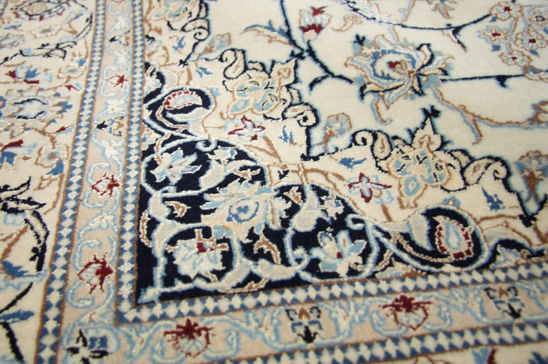 Dywan perski - Nain - Premium - 205 x 125 cm - naturalna biel