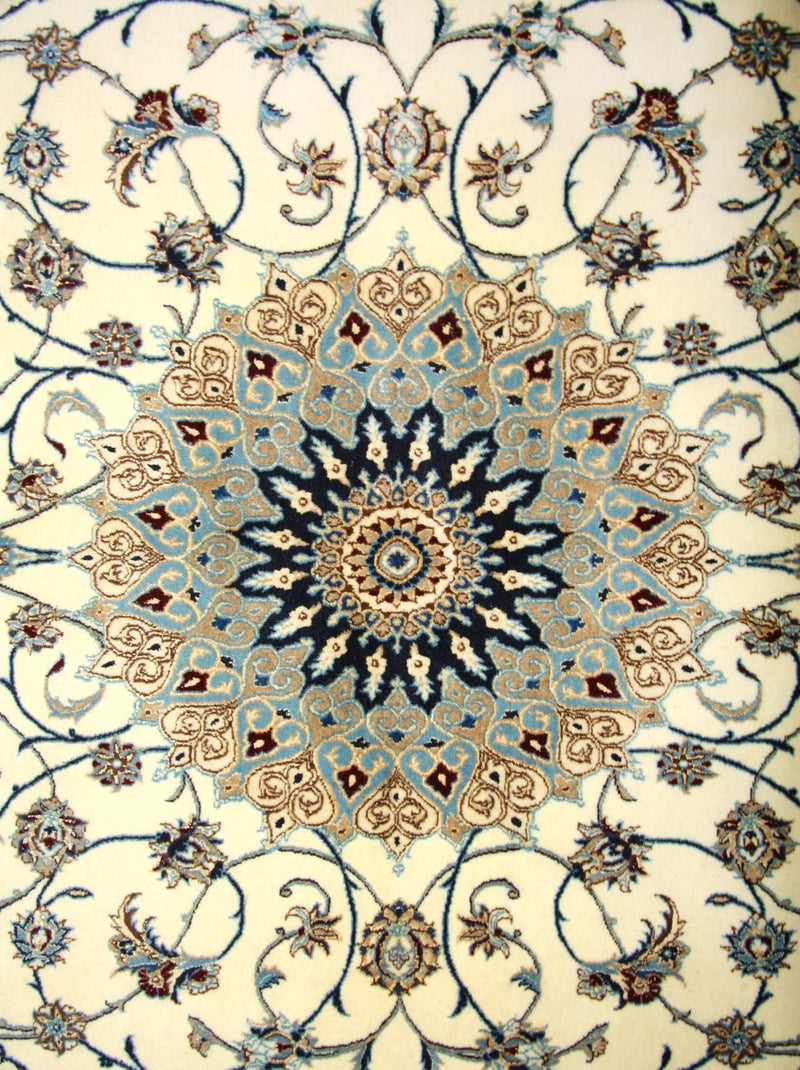 Dywan perski - Nain - Premium - 205 x 125 cm - naturalna biel