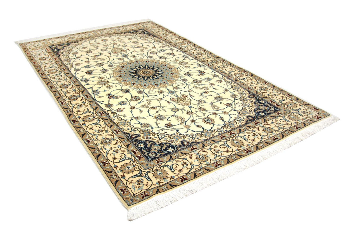 Dywan perski - Nain - Premium - 205 x 125 cm - naturalna biel