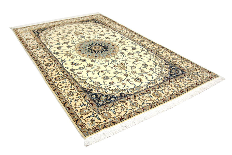 Dywan perski - Nain - Premium - 205 x 125 cm - naturalna biel