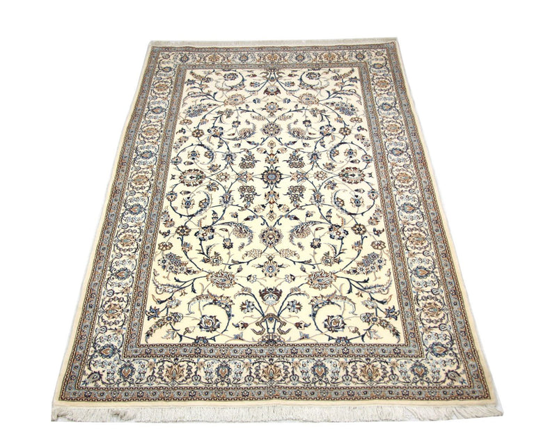 Dywan perski - Nain - Premium - 253 x 165 cm - naturalna biel