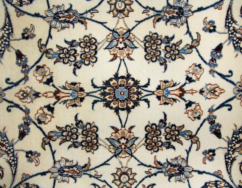 Dywan perski - Nain - Premium - 253 x 165 cm - naturalna biel