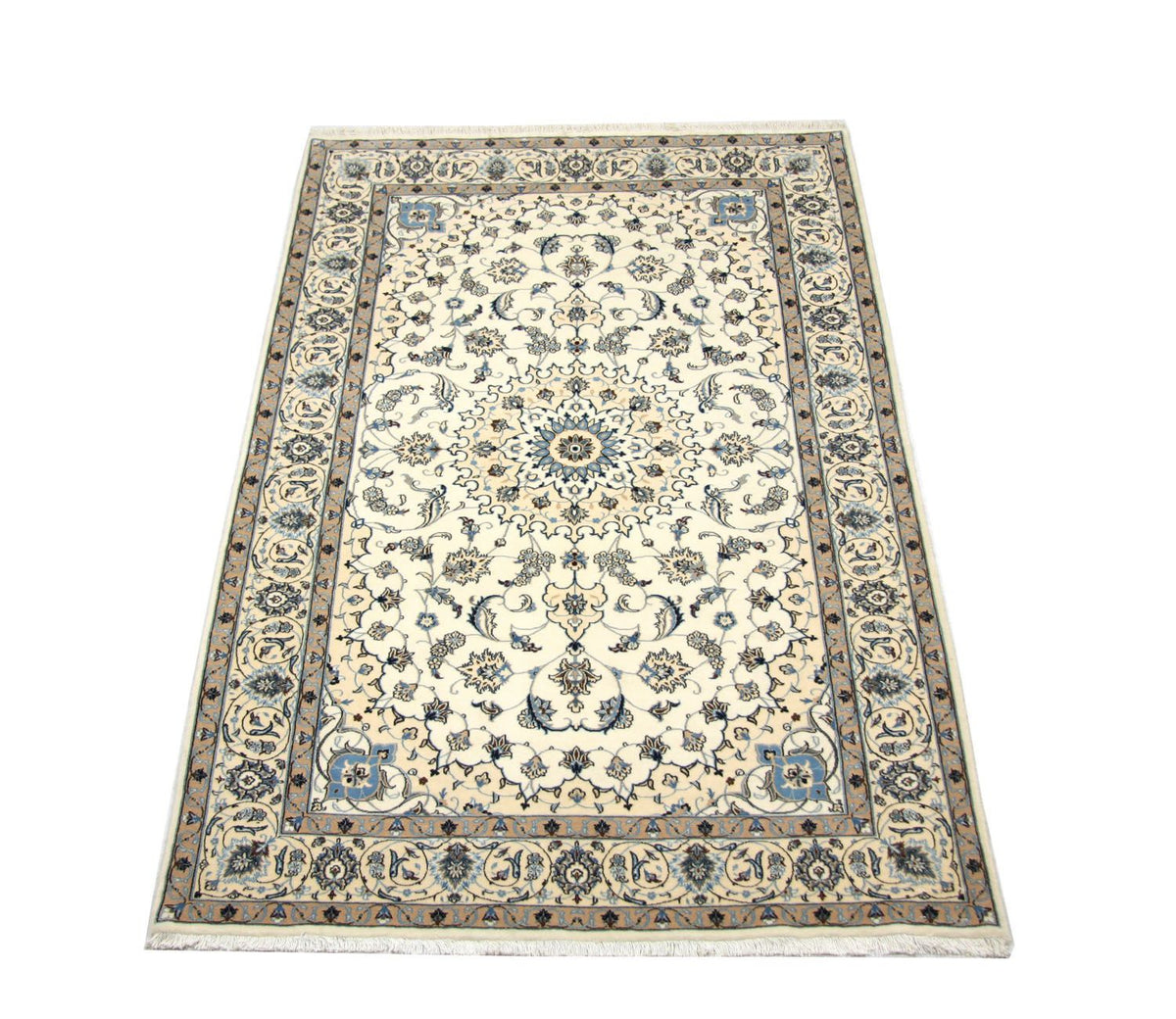 Dywan perski - Nain - Premium - 212 x 135 cm - naturalna biel