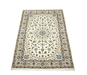 Dywan perski - Nain - Premium - 212 x 135 cm - naturalna biel