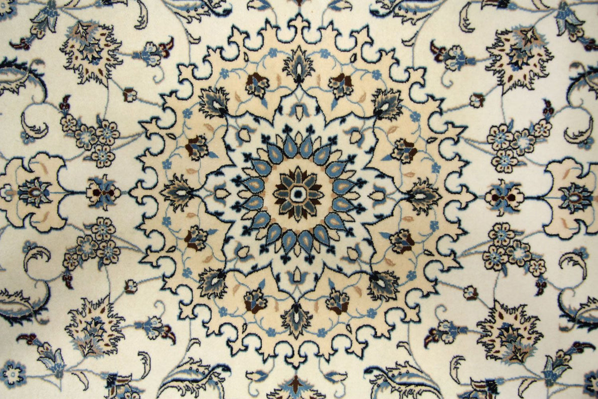 Dywan perski - Nain - Premium - 212 x 135 cm - naturalna biel