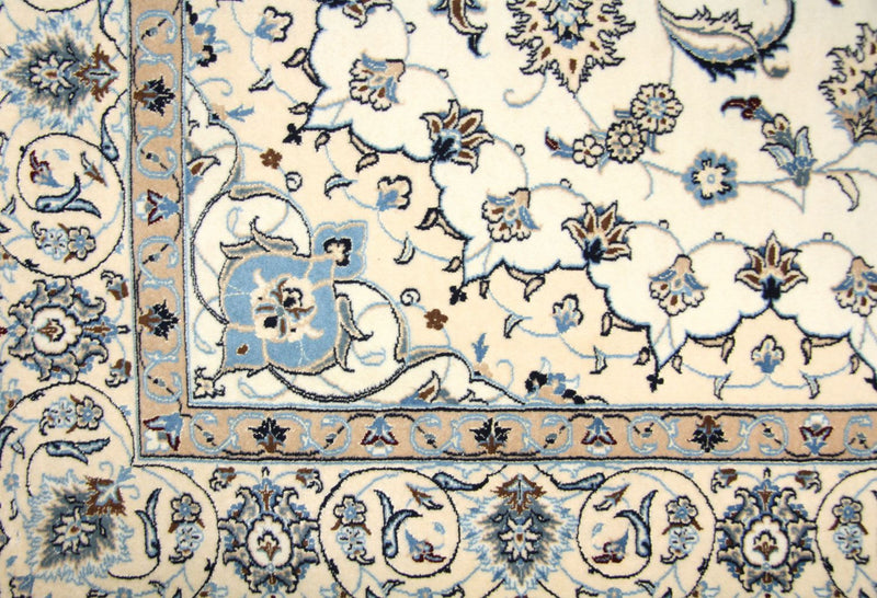 Dywan perski - Nain - Premium - 212 x 135 cm - naturalna biel