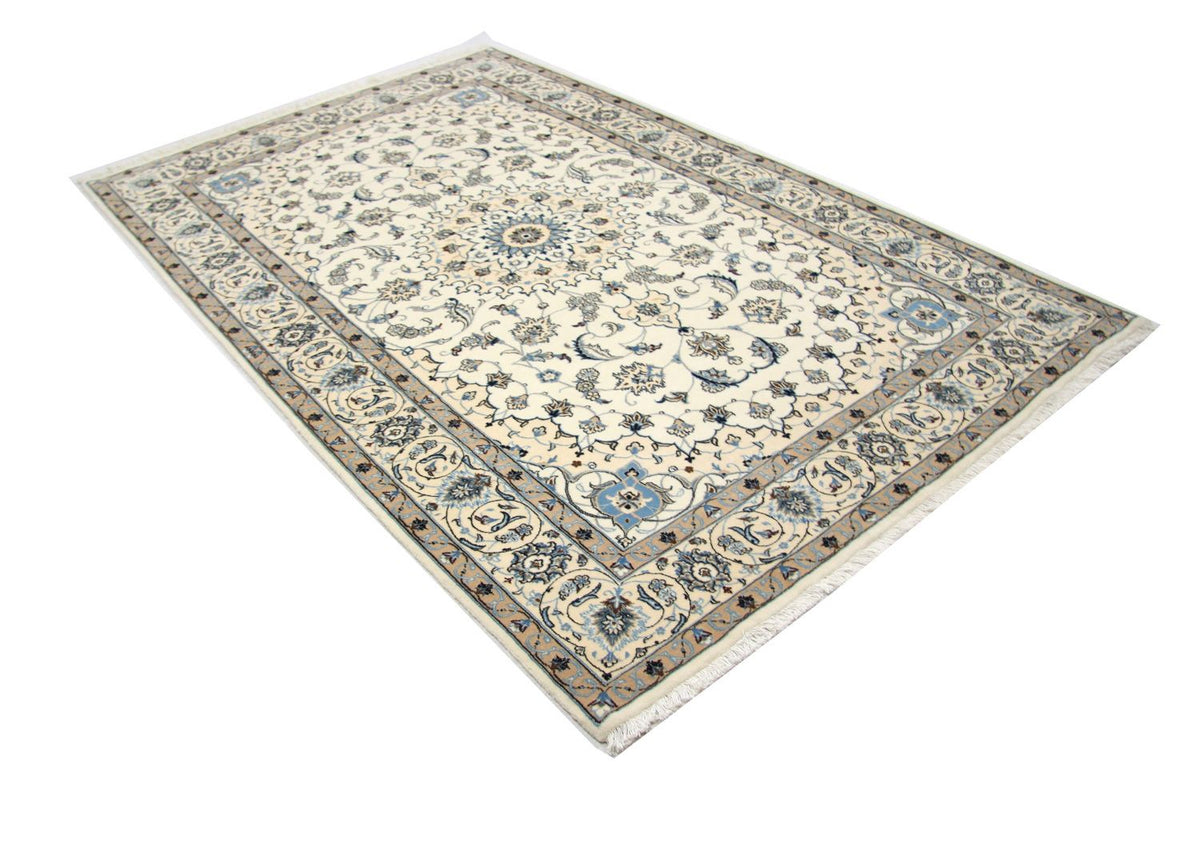 Dywan perski - Nain - Premium - 212 x 135 cm - naturalna biel