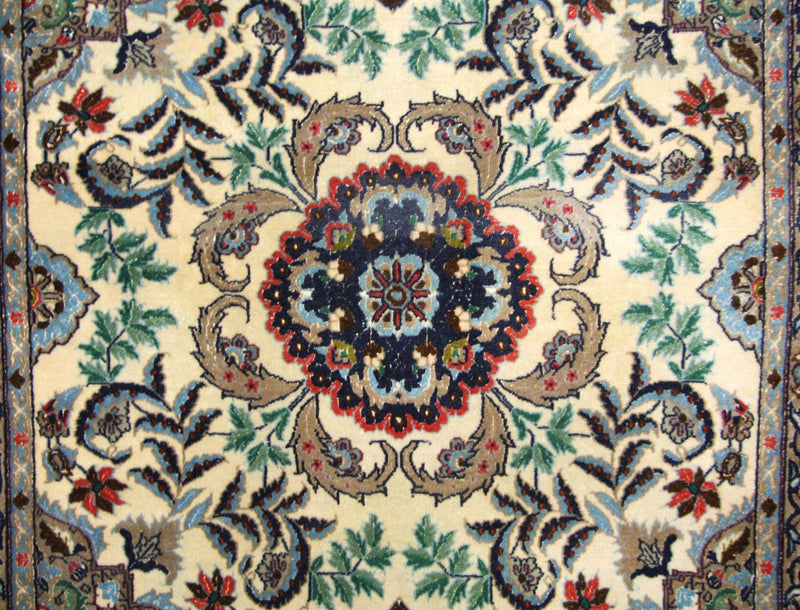 Biegacz Dywan perski - Isfahan - Premium - 305 x 80 cm - beżowy