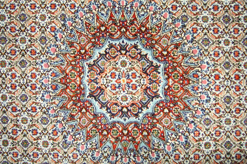 Dywan perski - Klasyczny kwadratowy  - 195 x 195 cm - beżowy