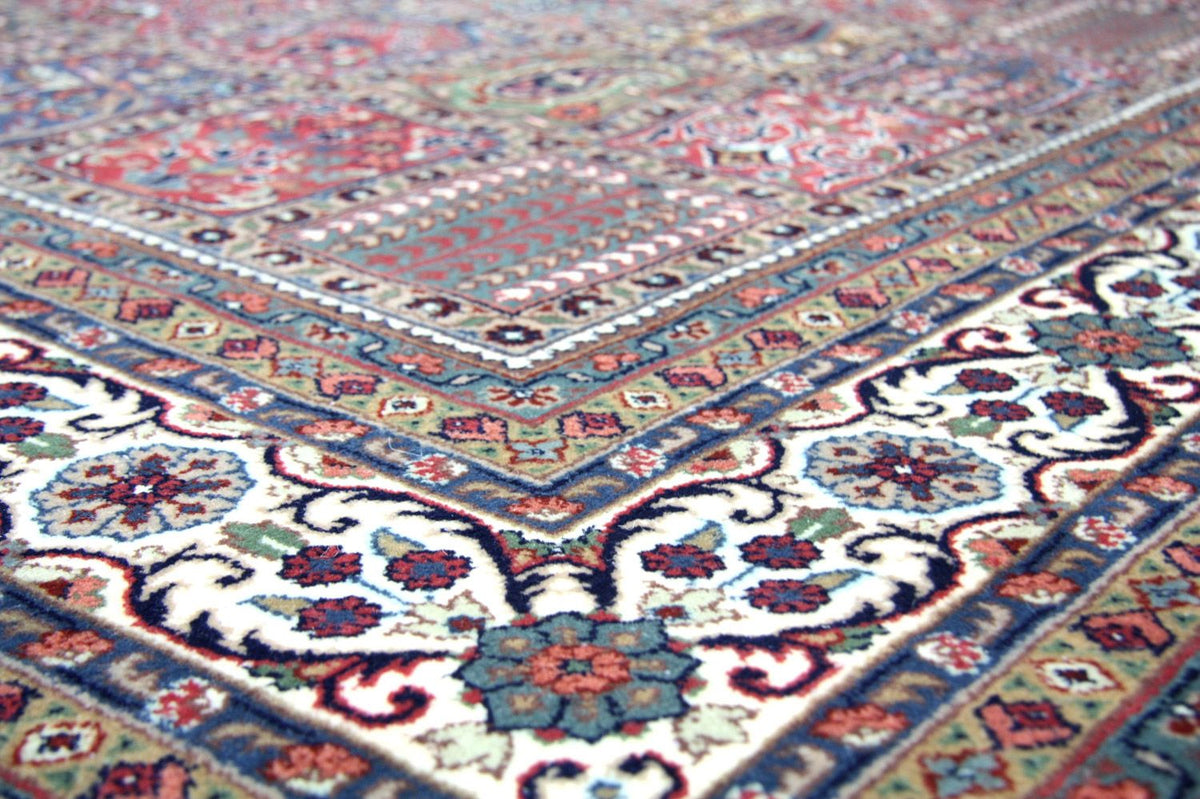 Perski dywan - Nomadyczny - 301 x 198 cm - niebieski