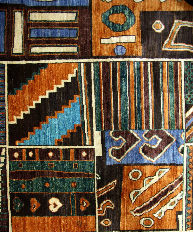 Dywan afgański - 305 x 220 cm - wielokolorowy