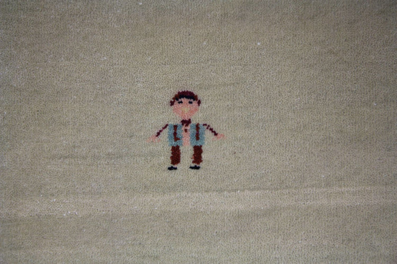 Dywan Gabbeh - Loribaft Perski - 260 x 190 cm - zielona