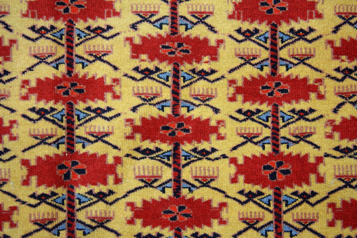 Afgański dywan - Bukhara - 298 x 200 cm - złoto