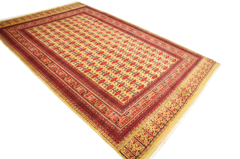 Afgański dywan - Bukhara - 298 x 200 cm - złoto