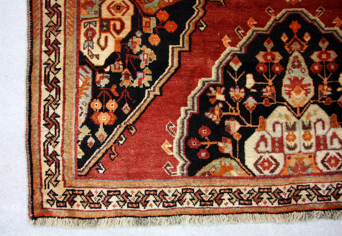 Perski dywan - Nomadyczny - 250 x 160 cm - czerwony