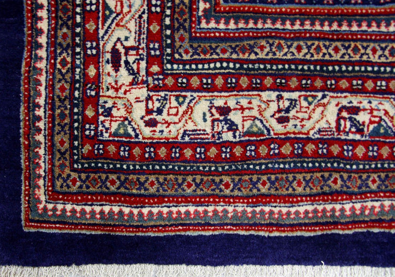 Dywan perski - Mir kwadratowy  - 267 x 266 cm - niebieski