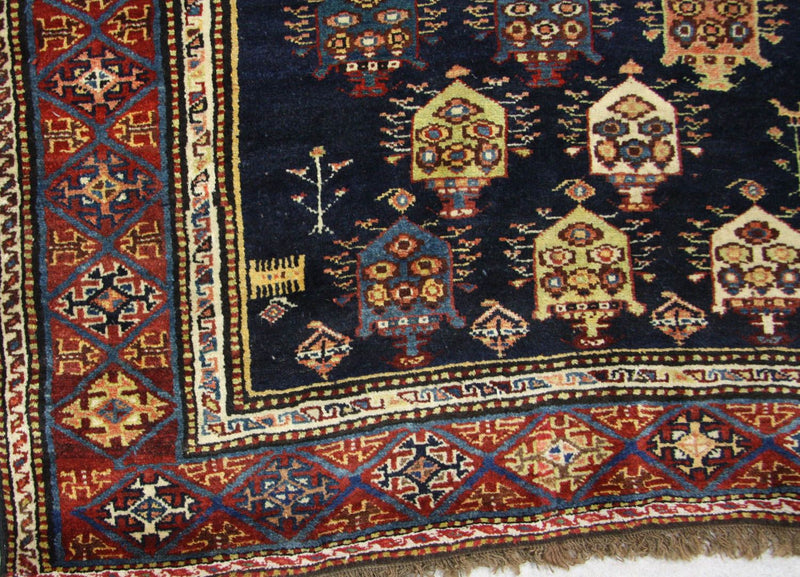 Biegacz Perski dywan - Nomadyczny - 331 x 113 cm - niebieski